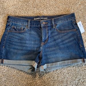 Boyfriend jean shorts